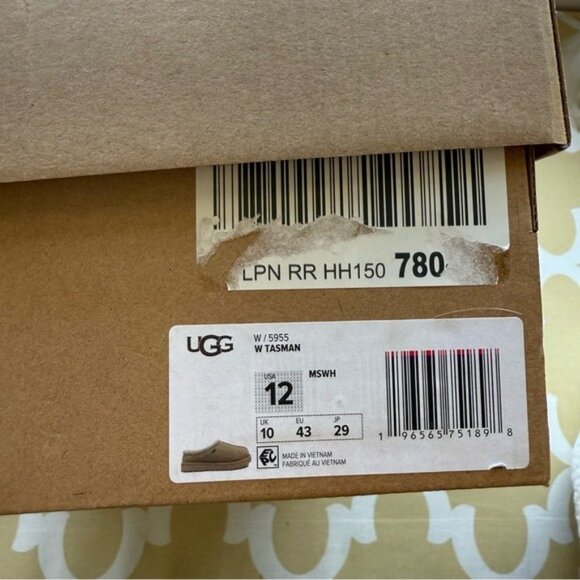 NIB UGG Women’s Tasman Slipper in Mustard Seed, US 12, from GOAT - Picture 15 of 16